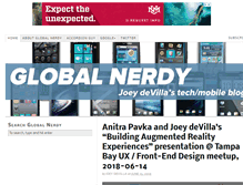 Tablet Screenshot of globalnerdy.com